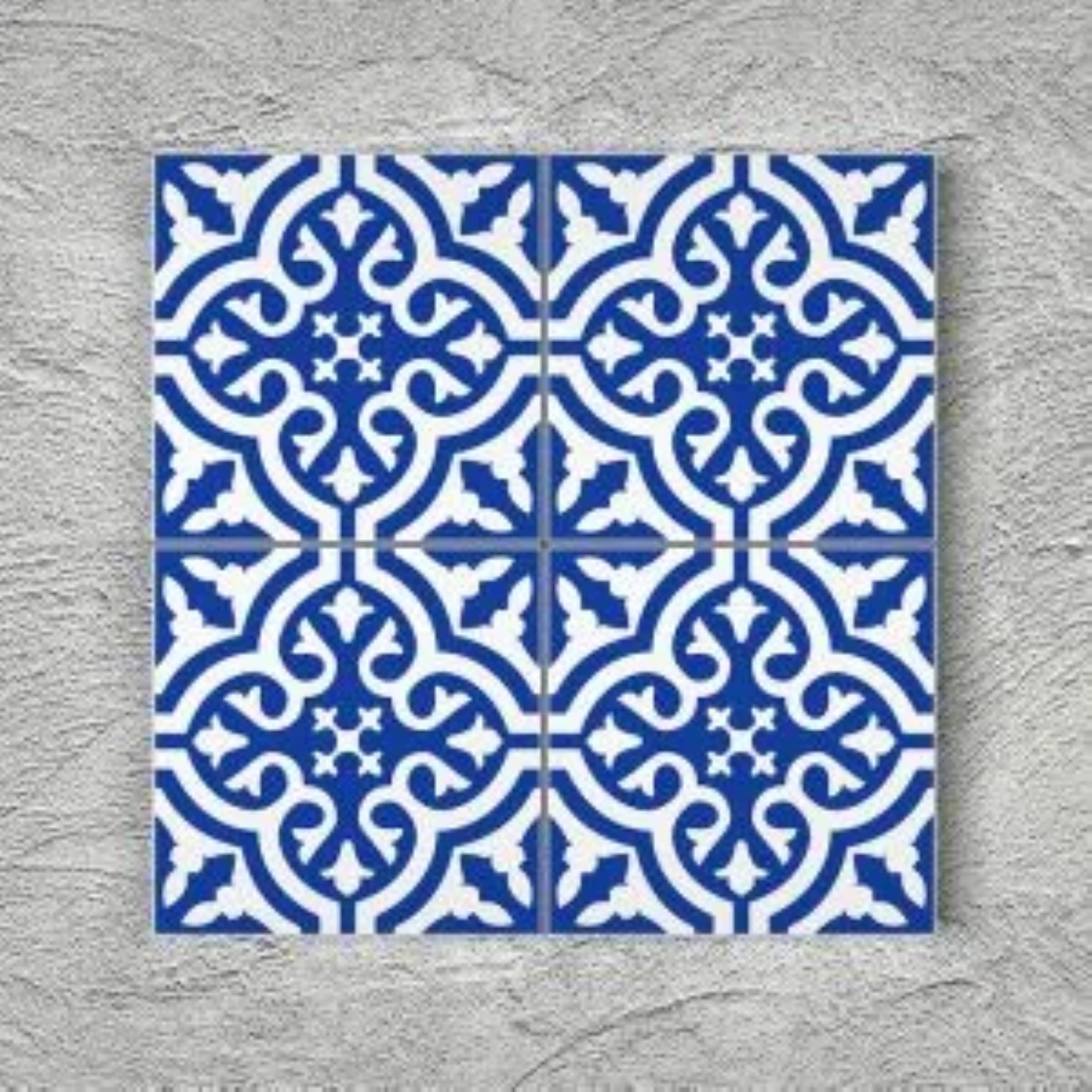 20x20 cm Çini Yer Karosu Y-46